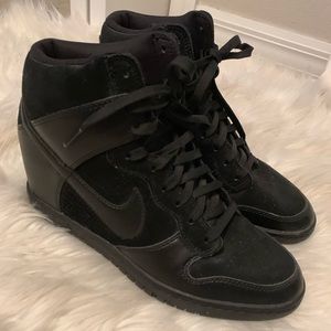 Nike sky high dunk wedges
